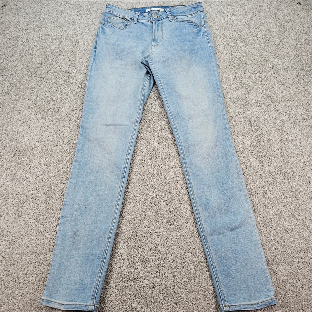 PacSun Stacked Skinny Light Wash Denim Jeans Women's Size 30x30